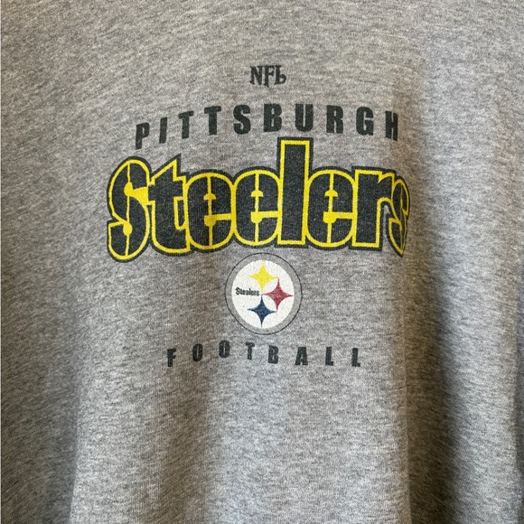 🤍 NFL hoodie Steelers 💛🖤 men’s size M-L - Picture 3 of 7
